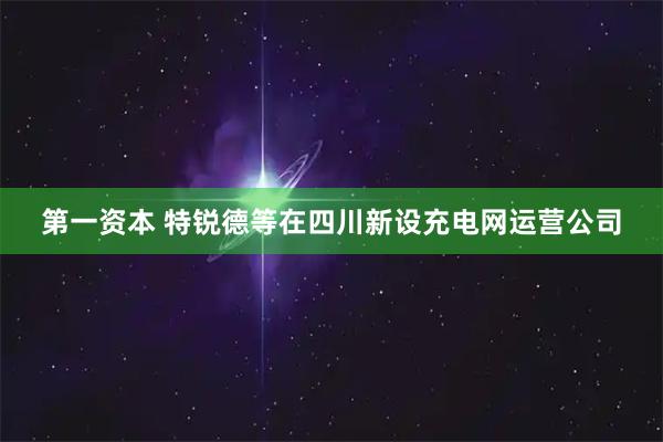 第一资本 特锐德等在四川新设充电网运营公司