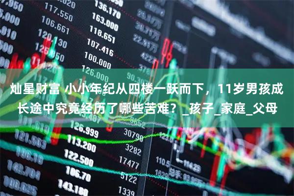 灿星财富 小小年纪从四楼一跃而下，11岁男孩成长途中究竟经历了哪些苦难？_孩子_家庭_父母